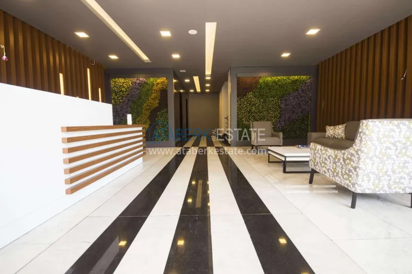 Квартира в Махмутларе в элитном комплексе, на первой береговой линии 10 