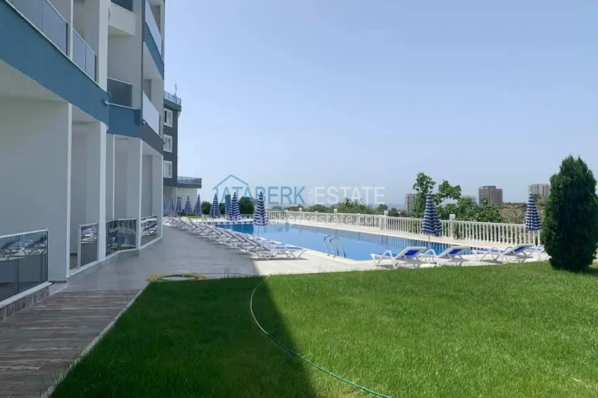 Квартира- студия в Каргыджаке меблированная с видом на море  10 