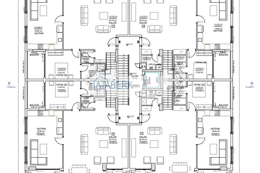 Купить дешево Новый инвестиционный проект жилого комплекса в центре Аланьи отличное расположение, выгодная ценовая политика 1 