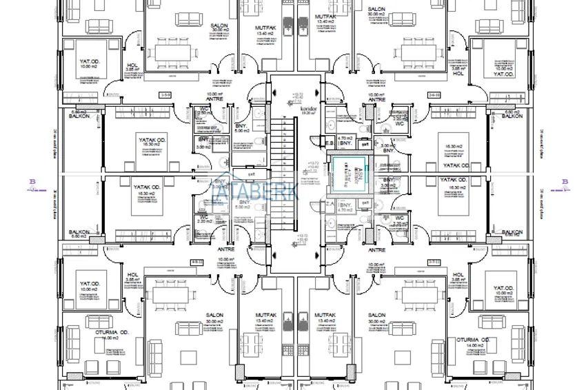 Купить дешево Новый инвестиционный проект жилого комплекса в центре Аланьи отличное расположение, выгодная ценовая политика 3 