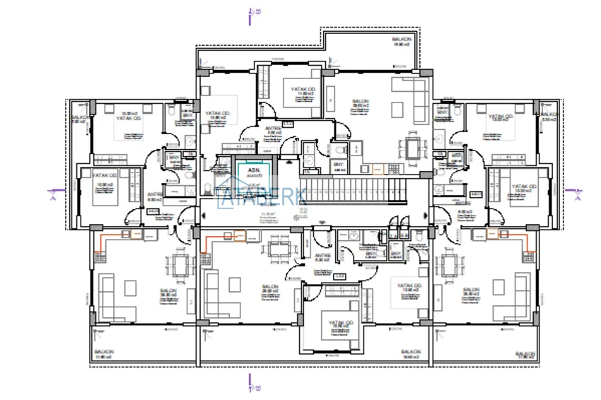 Купить дешево Новый инвестиционный проект жилого комплекса в центре Аланьи отличное расположение, выгодная ценовая политика 6 