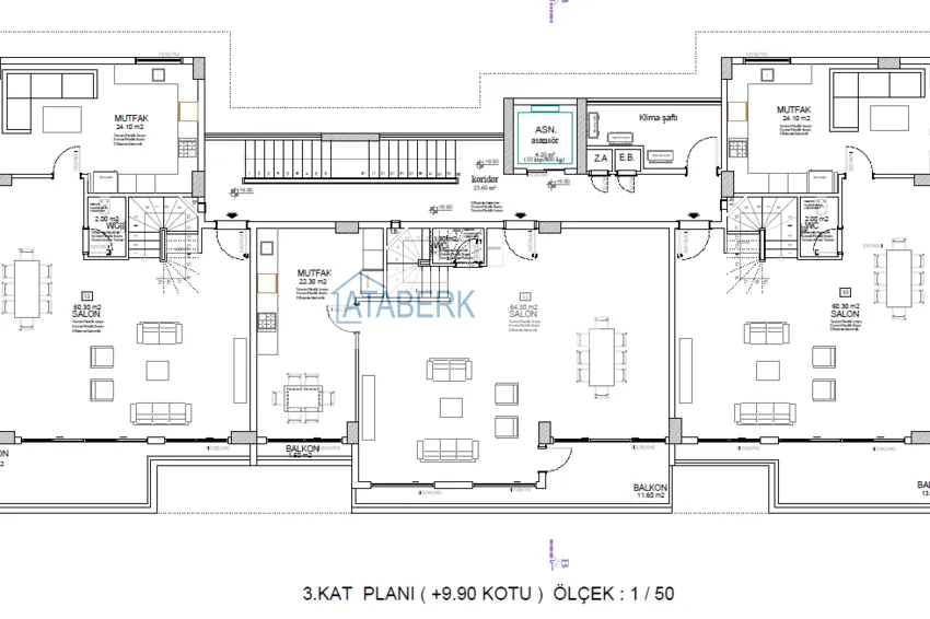 Купить дешево Новый инвестиционный проект жилого комплекса в центре Аланьи отличное расположение, выгодная ценовая политика 8 