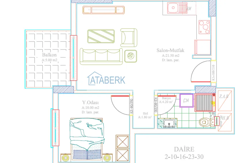Купить дешево Новый инвестиционный проект жилого комплекса в Авсалларе с закрытой благоустроенной территорией 4 