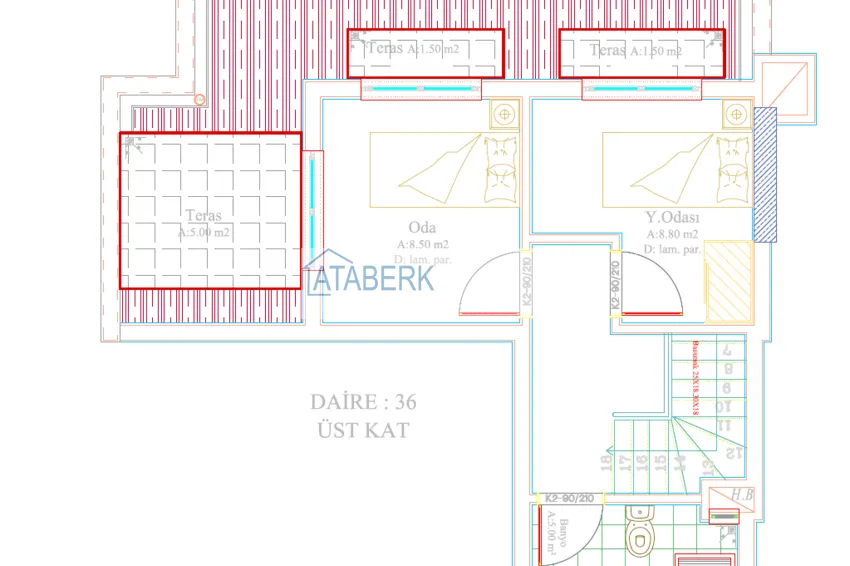 Купить дешево Новый инвестиционный проект жилого комплекса в Авсалларе с закрытой благоустроенной территорией 10 