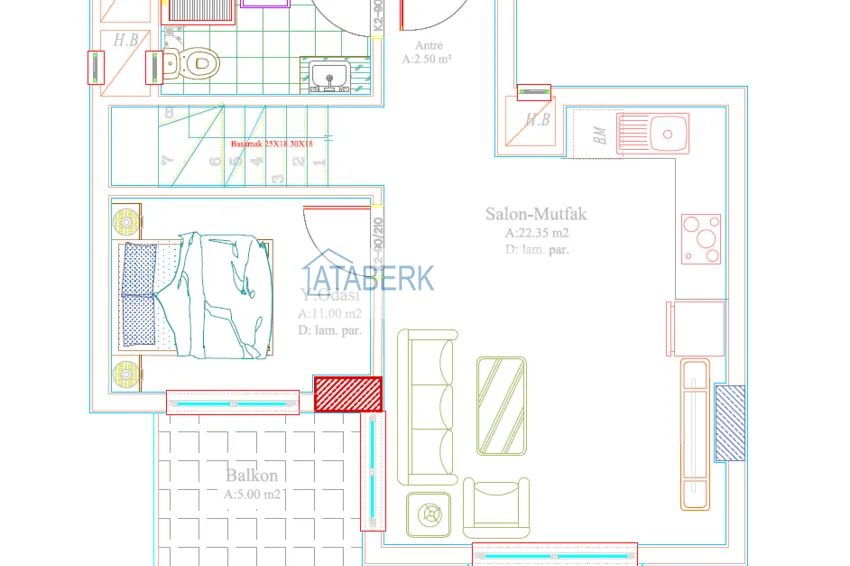 Купить дешево Новый инвестиционный проект жилого комплекса в Авсалларе с закрытой благоустроенной территорией 17 