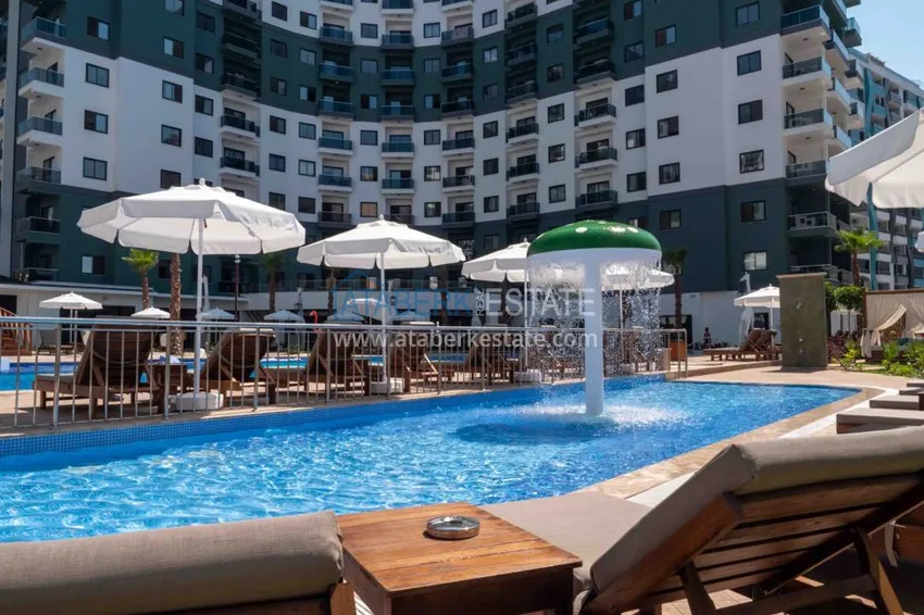 Квартира в Махмутларе двухкомнатная с качественной чистовой отделкой 25 