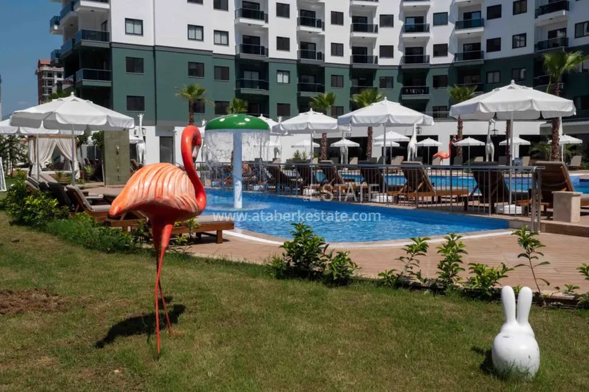 Квартира в Махмутларе двухкомнатная с качественной чистовой отделкой 27 