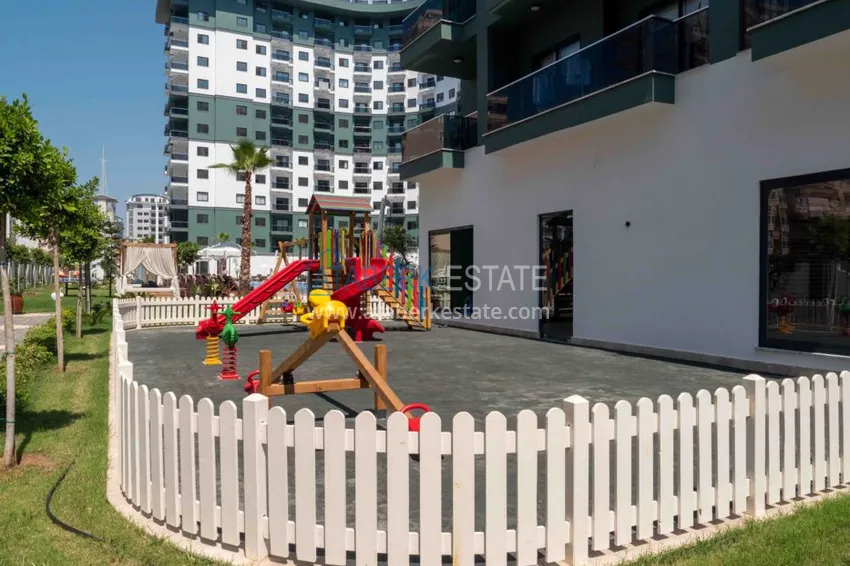 Квартира в Махмутларе двухкомнатная с качественной чистовой отделкой 36 