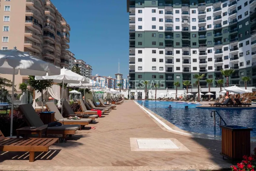 Квартира в Махмутларе двухкомнатная с качественной чистовой отделкой 44 