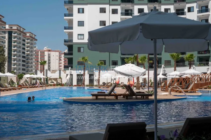 Квартира в Махмутларе двухкомнатная с качественной чистовой отделкой 46 