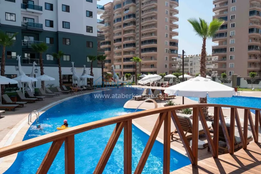 Квартира в Махмутларе двухкомнатная с качественной чистовой отделкой 52 