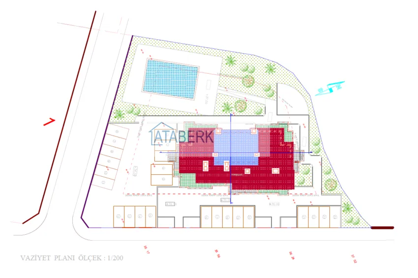 Купить дешево Новый инвестиционный проект жилого комплекса в Авсалларе с закрытой благоустроенной территорией 24 