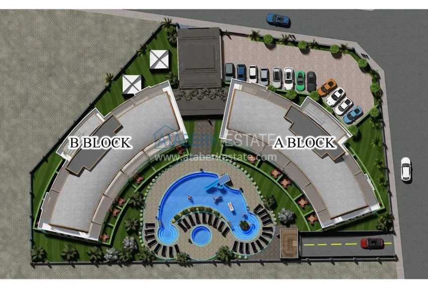 Купить дешево Новый стильный проект жилого комплекса в районе Оба  1 