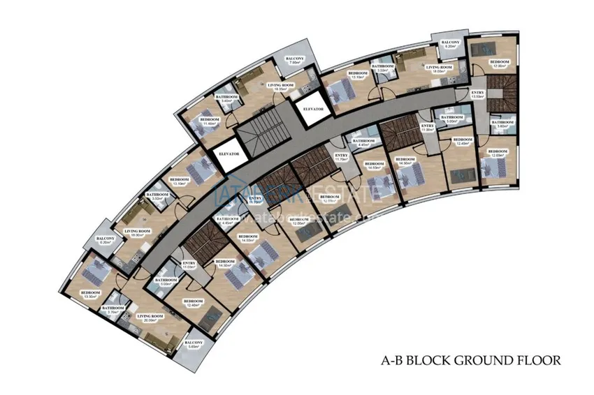 Купить дешево Новый стильный проект жилого комплекса в районе Оба  5 