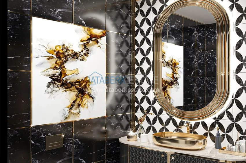 Приобрести Видовые элитные виллы на этапе строительства в районе Каргыджак 21 