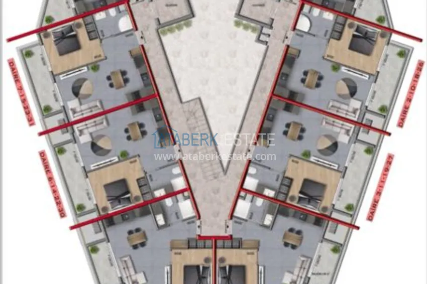 Купить дешево Новый инвестиционно-привлекательный проект жилого комплекса в районе Кестель 1 