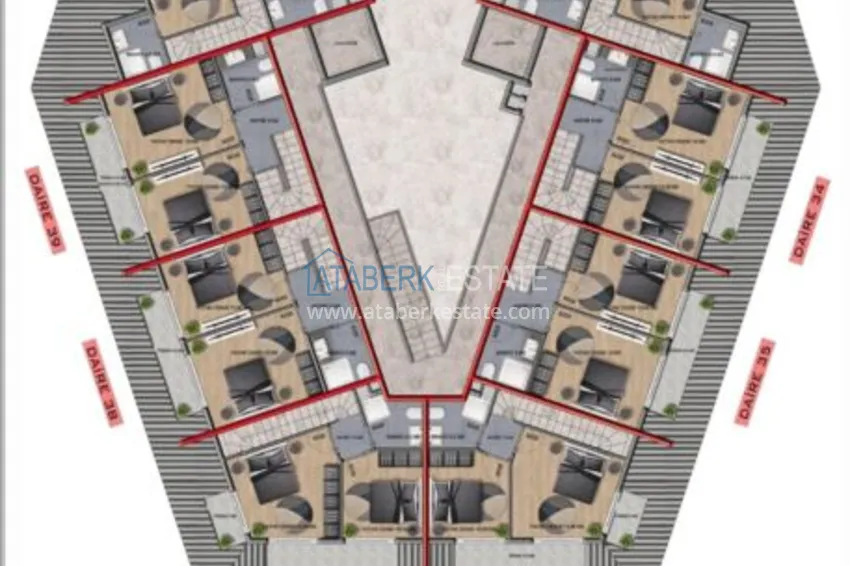 Купить дешево Новый инвестиционно-привлекательный проект жилого комплекса в районе Кестель 4 