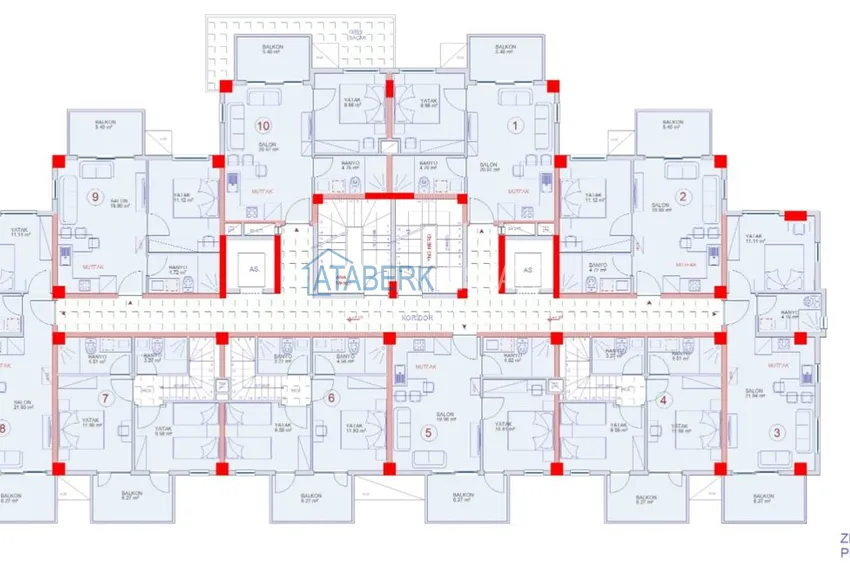 Купить дешево Новый жилой комплекс в Алании - центр района Авсаллар. Квартиры от застройщика 6 