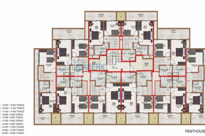 Купить дешево Новый жилой комплекс в Алании - центр района Авсаллар. Квартиры от застройщика 12 