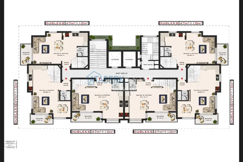Купить дешево Квартиры в Авсалларе – Алания. Новый инвестиционный проект  4 