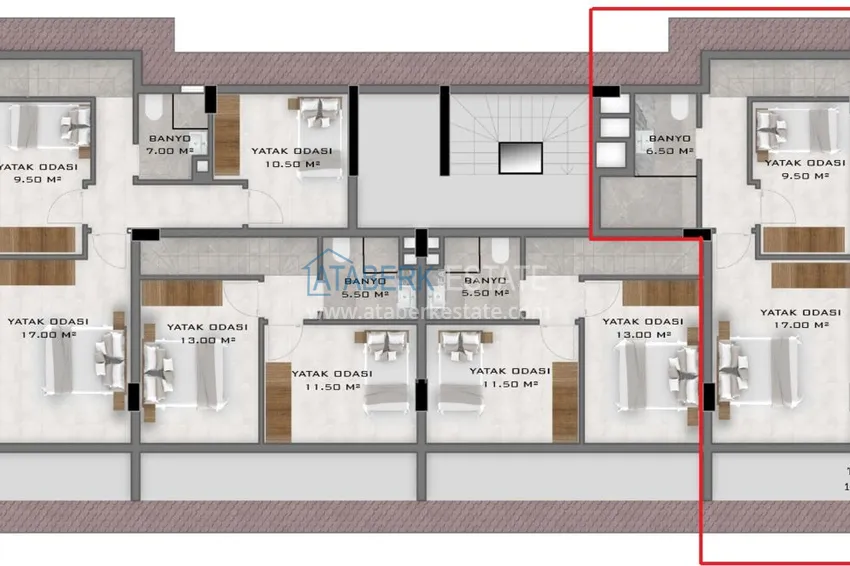 Купить дешево Дуплекс в районе Оба в новом малоэтажном комплексе 2 