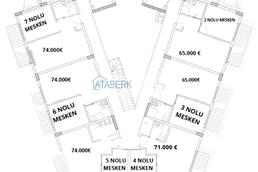 Купить дешево Новый инвестиционно-привлекательный проект жилого комплекса в районе Кестель 10 