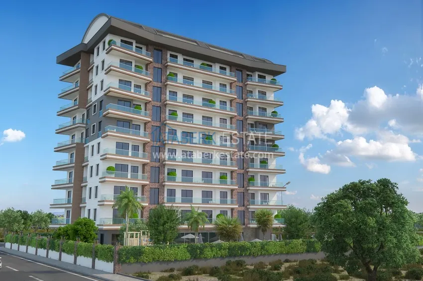 Квартира в Махмутларе с чистовой отделкой, отдельной кухней 1 