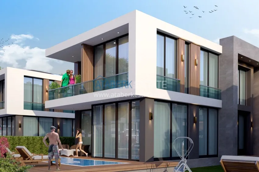 Современные виллы в горном регионе Анталии – Дошемеалты на этапе строительства 10 