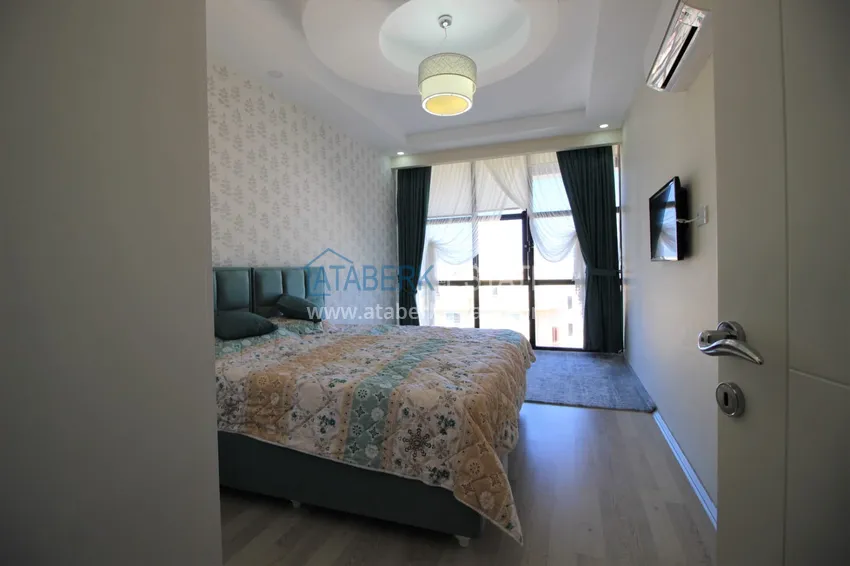 Приобрести Пентхаус-дуплекс в Махмутларе с мебелью и видом на море в комфортабельном комплексе 11 