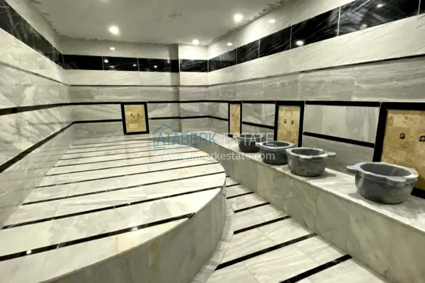 Пентхаус-дуплекс в Махмутларе с мебелью и видом на море в комфортабельном комплексе 15 