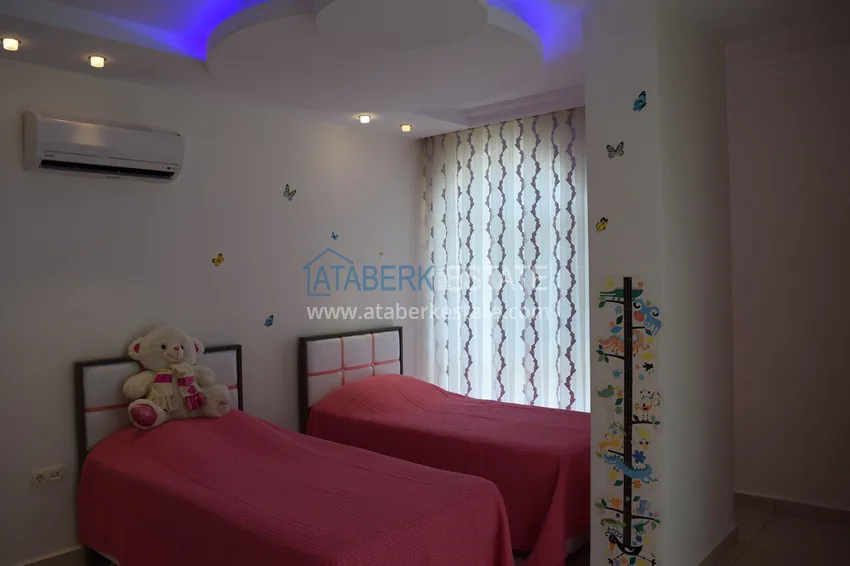 Приобрести Пентхаус-дуплекс в Авсалларе с мебелью в комфортабельном жилом комплексе 13 