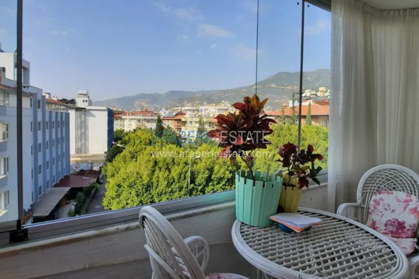 Приобрести Квартира в районе Оба с мебелью и застекленным балконом 13 