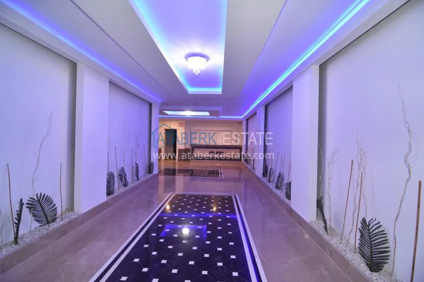 Квартира в Махмутларе стильный интерьер центральное расположение 13 