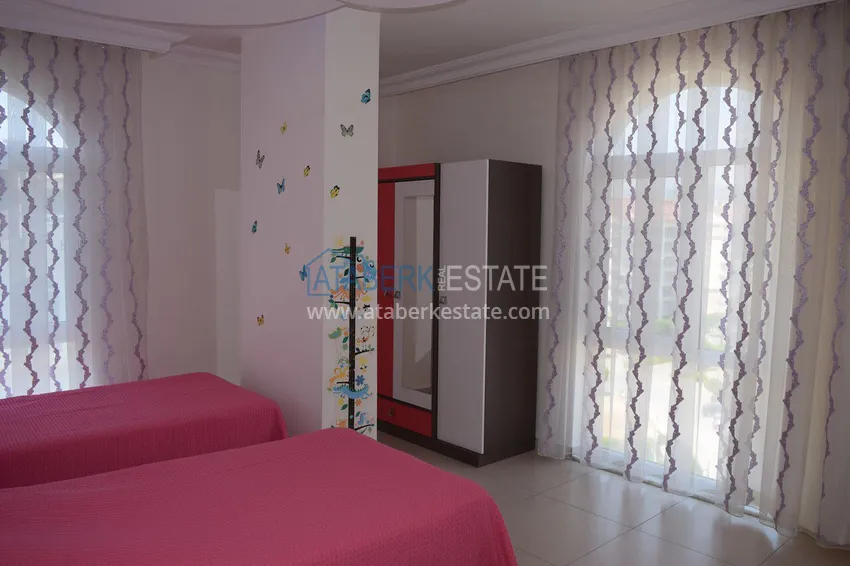 Приобрести Пентхаус-дуплекс в Авсалларе с мебелью в комфортабельном жилом комплексе 14 