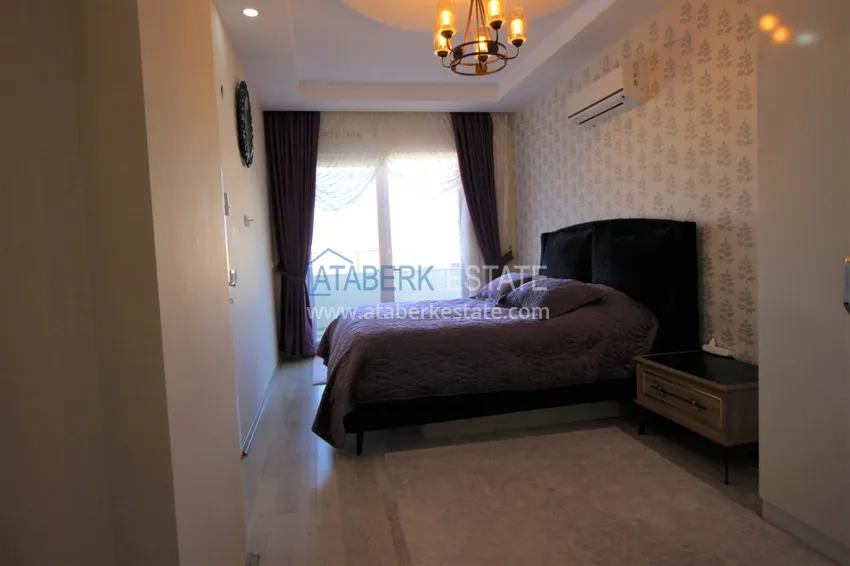 Приобрести Пентхаус-дуплекс в Махмутларе с мебелью и видом на море в комфортабельном комплексе 16 