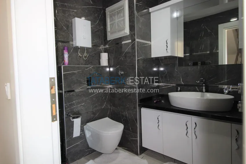 Приобрести Пентхаус-дуплекс в Махмутларе с мебелью и видом на море в комфортабельном комплексе 17 