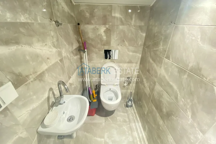 Приобрести Пентхаус-дуплекс в Махмутларе, меблированный с видом на море и горы 16 