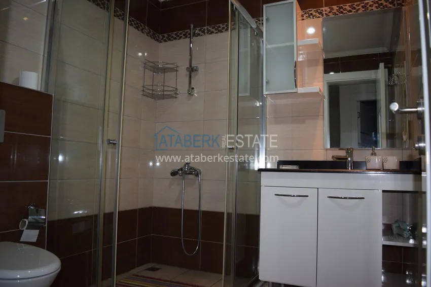 Приобрести Пентхаус-дуплекс в Авсалларе с мебелью в комфортабельном жилом комплексе 15 