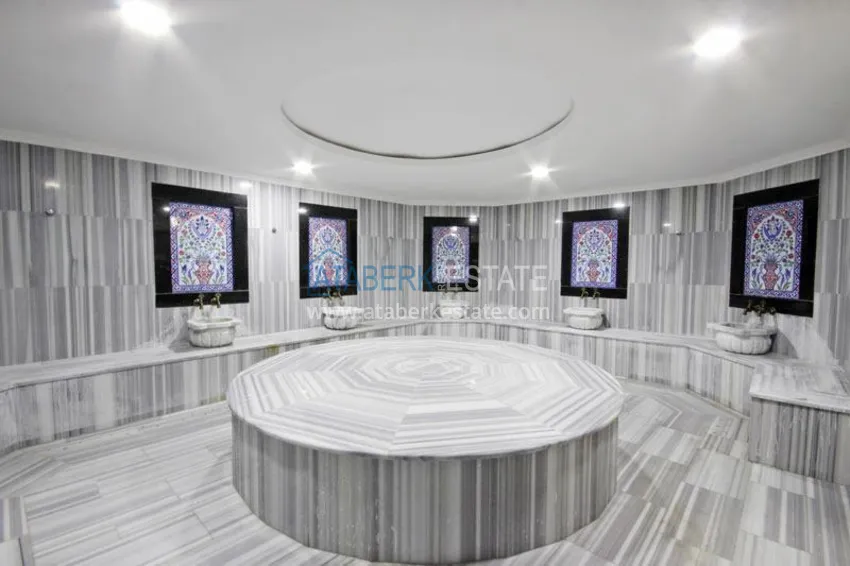 Квартира в Махмутларе стильный интерьер центральное расположение 16 