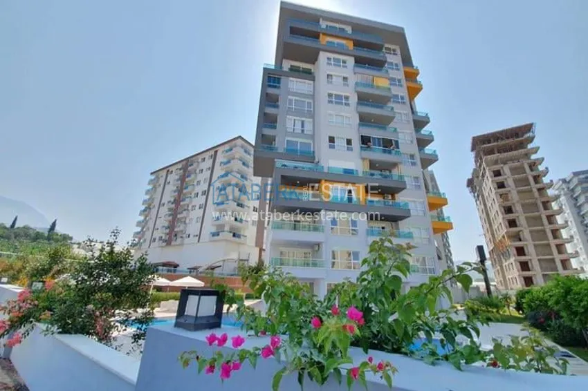 Квартира в Махмутларе меблированная, в молодом комплексе 2 