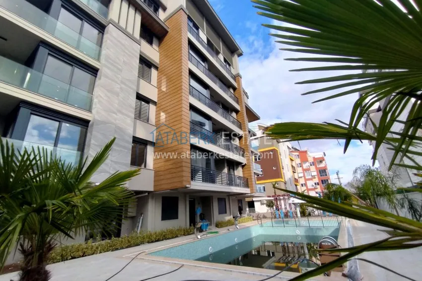 Квартиры в Анталии - Коньяалты в строящемся комплексе с беспроцентной рассрочкой  1 