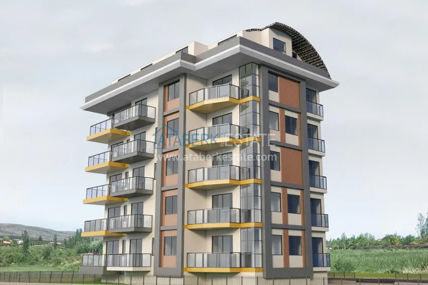 Квартиры в Авсалларе в комплексе, на заключительном этапе строительства 1 