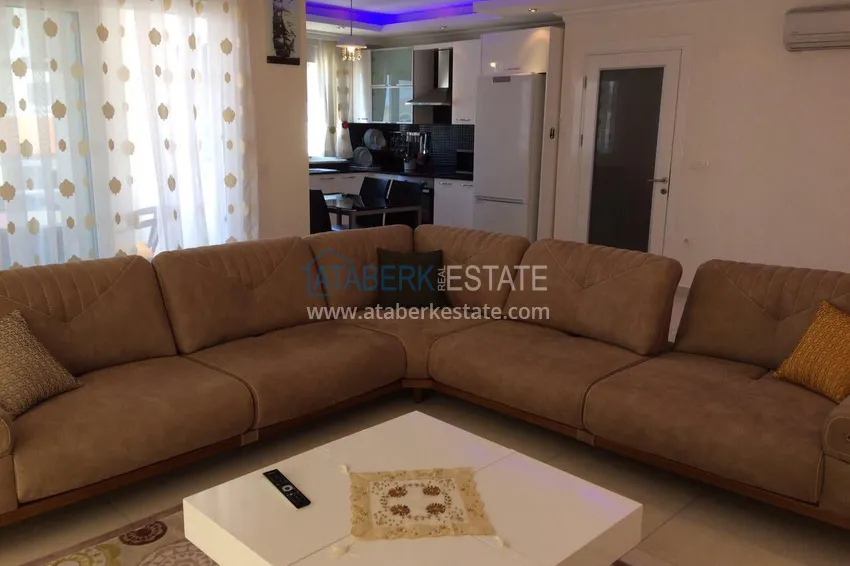 Приобрести Пентхаус-дуплекс в Авсалларе с мебелью в комфортабельном жилом комплексе 1 