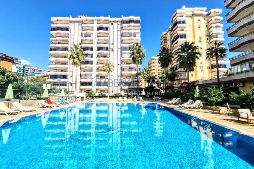 Квартира в Махмутларе с видом на море, в прекрасном комплексе 1 