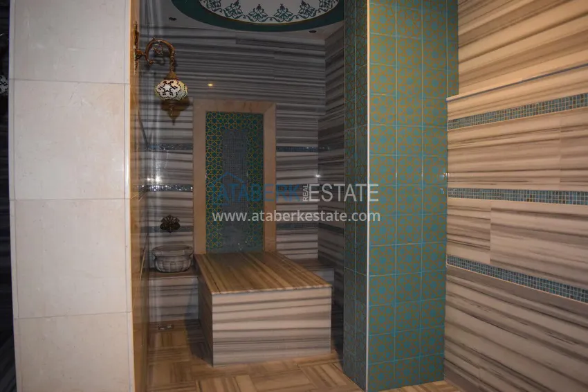 Пентхаус-дуплекс в Авсалларе с мебелью в комфортабельном жилом комплексе 22 