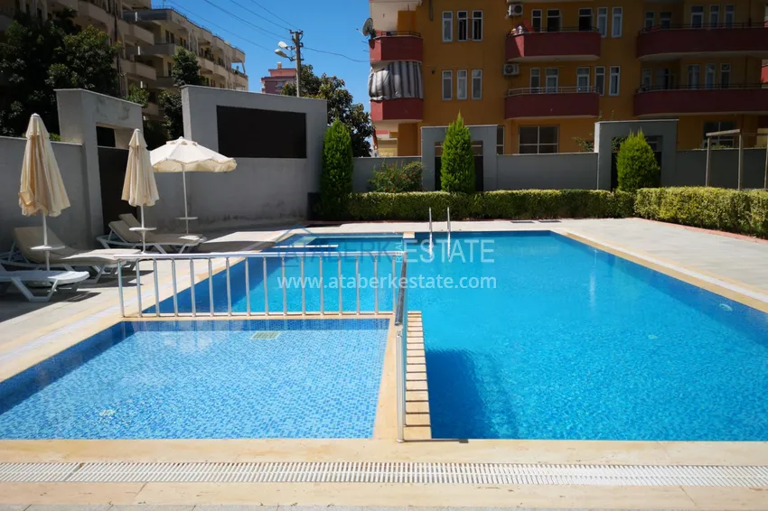 Квартира в Махмутларе с видом на море и горы в жилом комплексе  2 