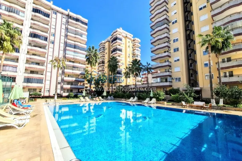 Квартира в Махмутларе с видом на море, в прекрасном комплексе 2 