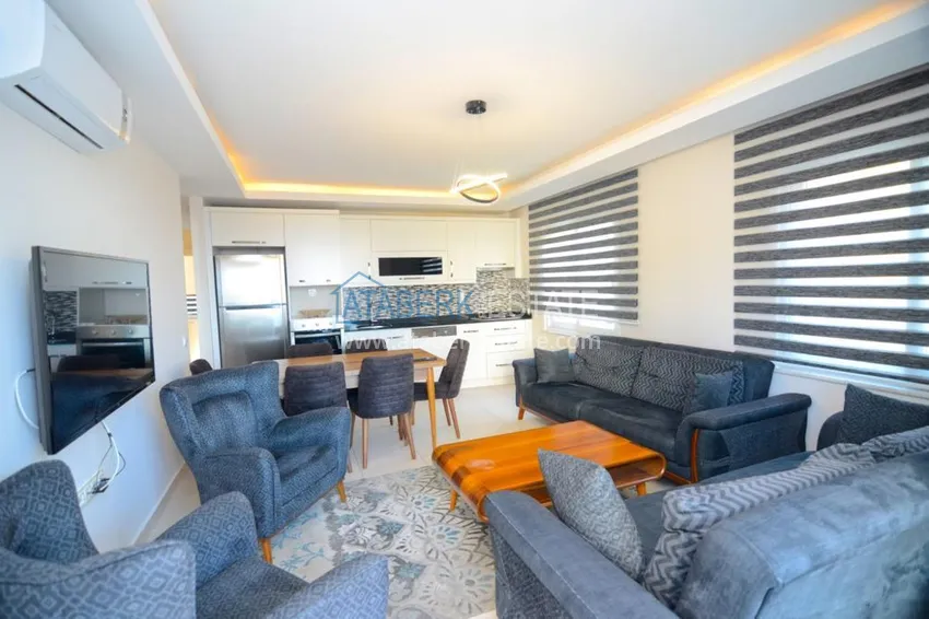 Приобрести Квартира в Махмутларе с террасой у самого моря  3 