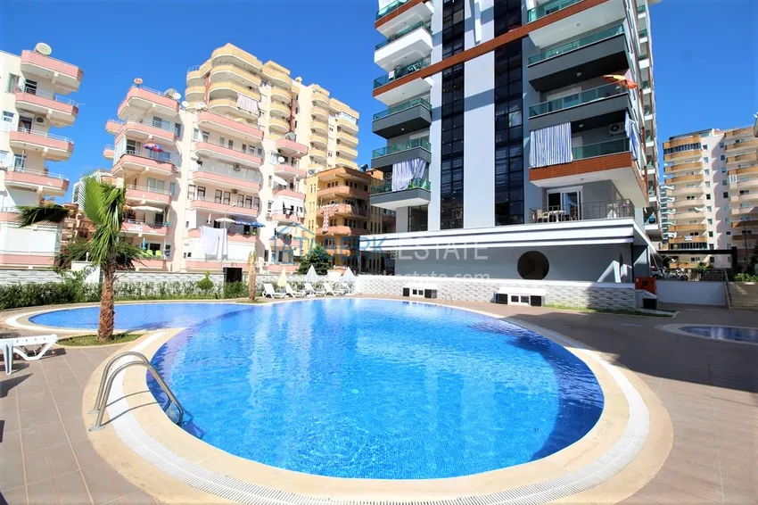 Пентхаус-дуплекс в Махмутларе с мебелью и видом на море в комфортабельном комплексе 2 