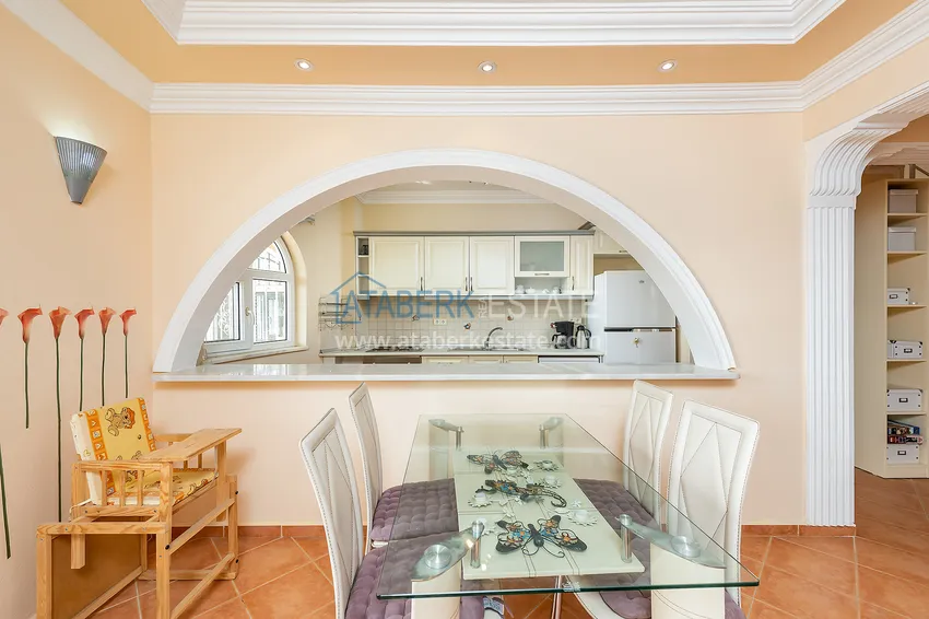 Приобрести Вилла в Авсалларе двухэтажная меблированная в коттеджном комплексе  3 